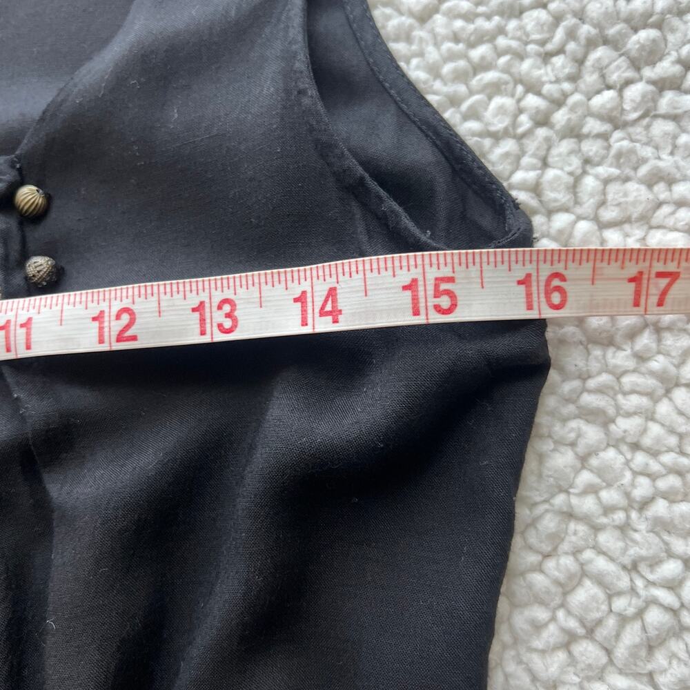 Ya Los Angeles 100% Cotton Black Romper Small - Picture 9 of 12